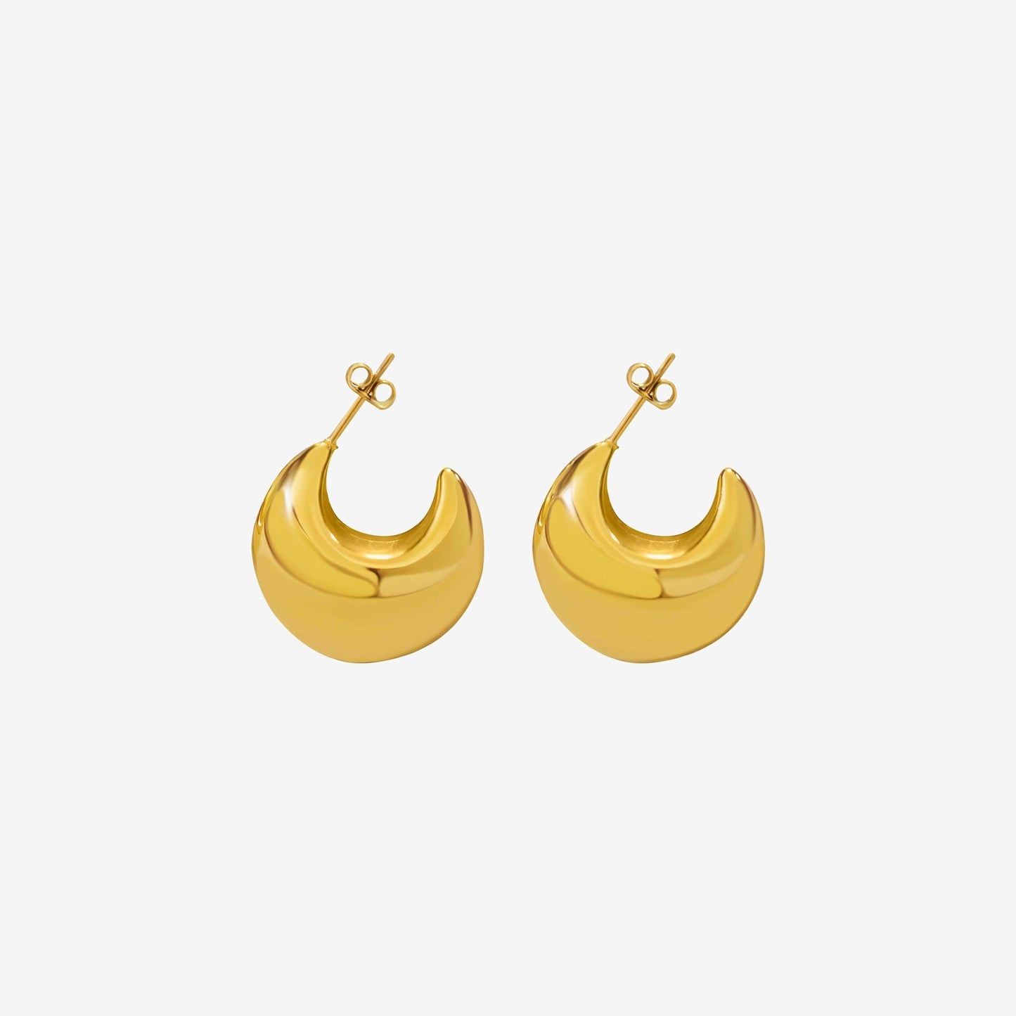 Chunky Moon Earrings