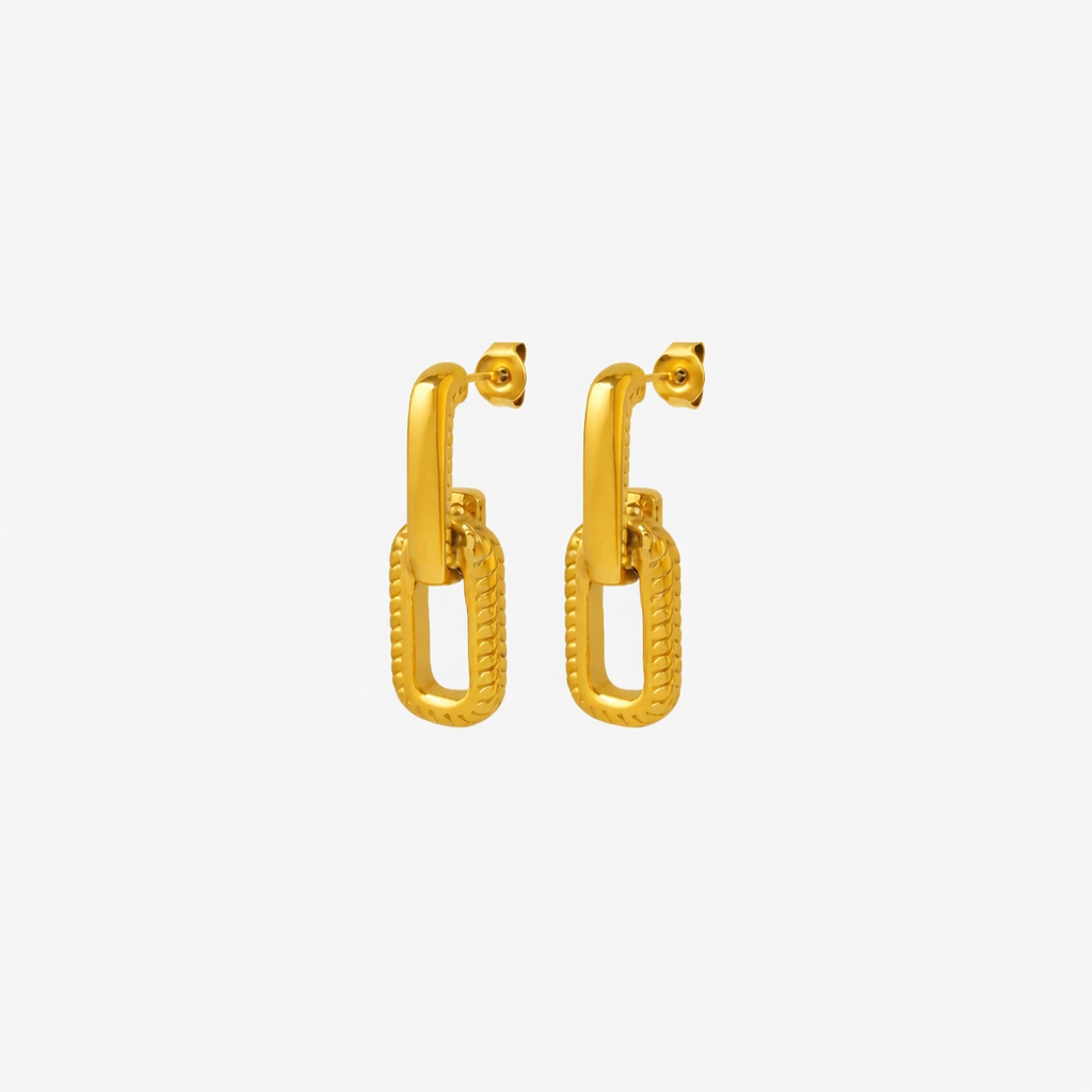Semi-Link Earrings