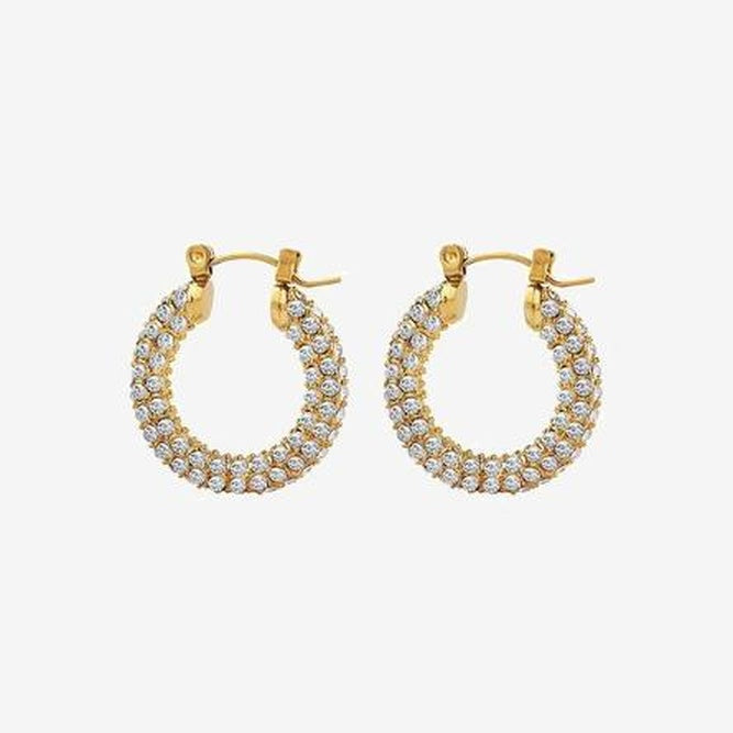 Diamante Hoops