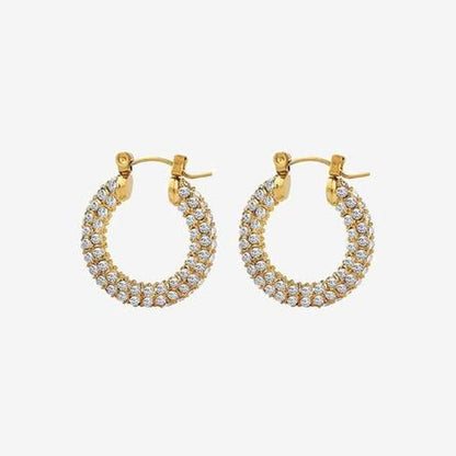 Diamante Hoops