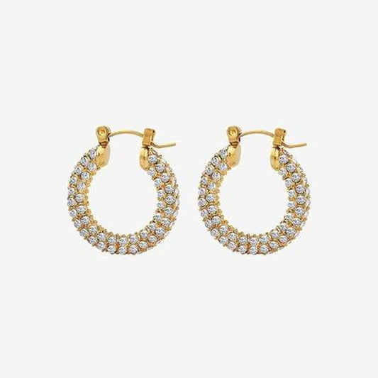 Diamante Hoops