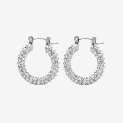 Diamante Hoops