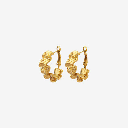 The Ruffle Vintage Earrings
